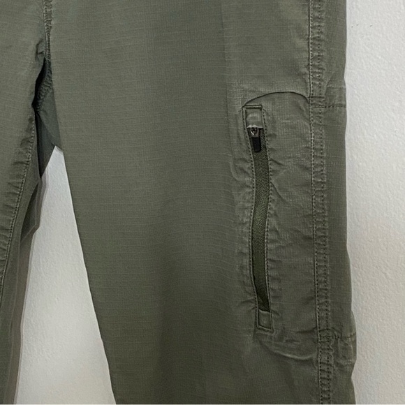 Vuori Ripstop Green Pants Women's Large  Organic Cotton Hiking Outdoor Casual - Picture 11 of 12